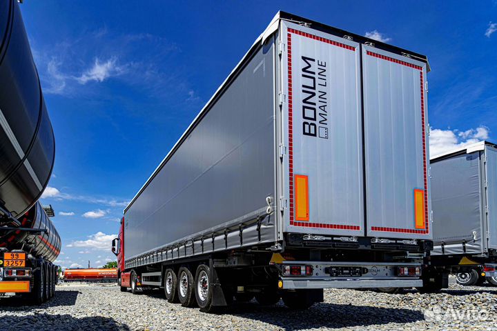 Полуприцеп шторный Bonum 914296-04, 2024