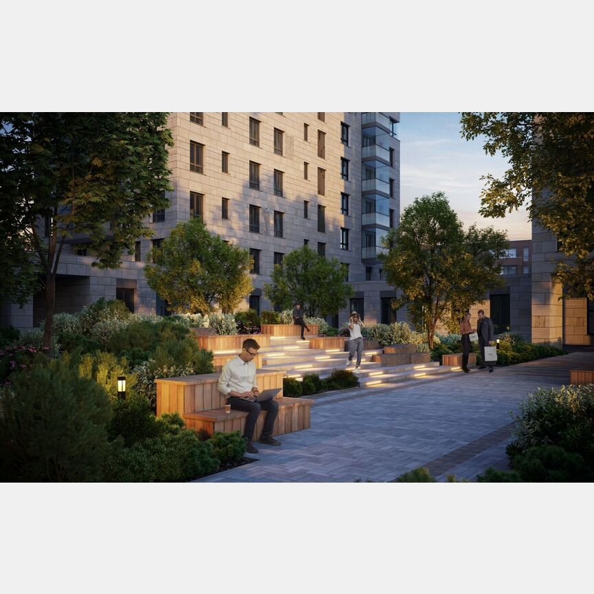 2-к. квартира, 73,7 м², 7/9 эт.