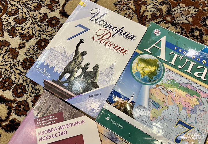 Школьные материалы (книги, атласы, тетради)