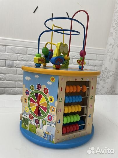 Развивающие деревянные игрушки бизиборд