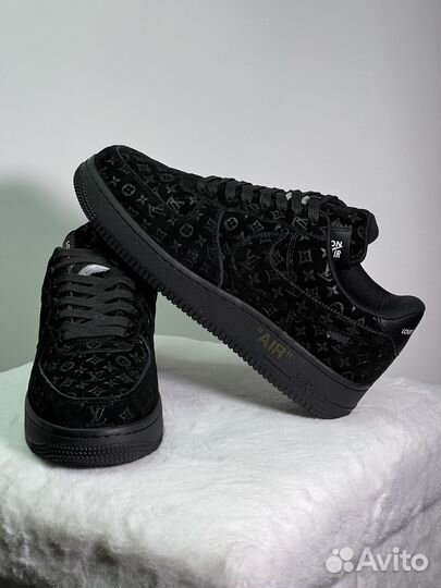 Louis Vuitton X Nike Air Force 1 Low Black