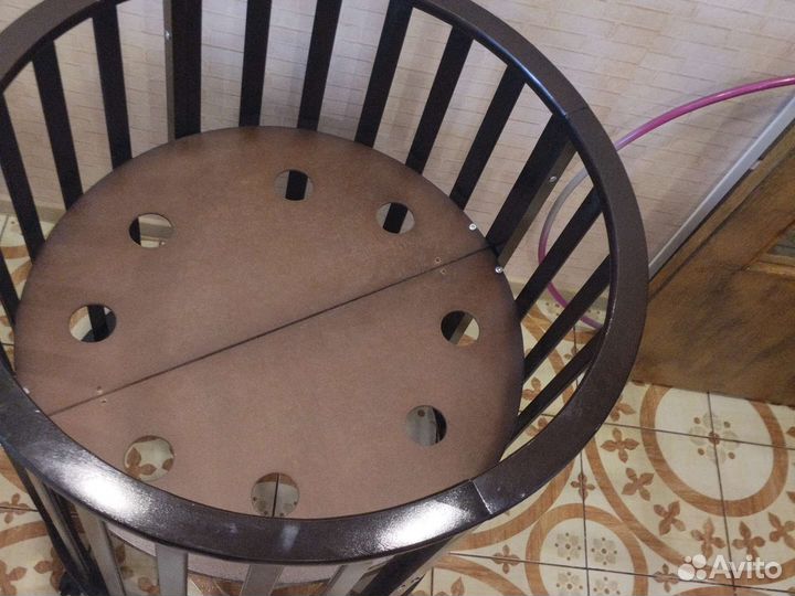 Детская кроватка круглая