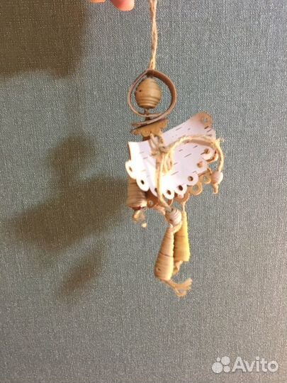 Сувенир ангел береста