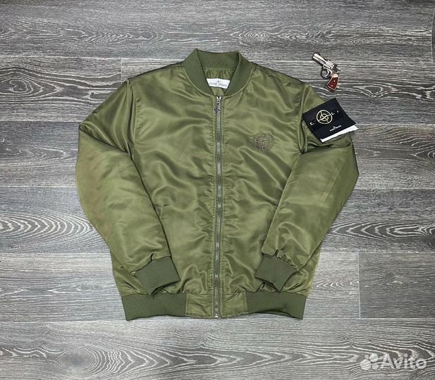 Бомбер весенний Stone Island мужской (46-56)