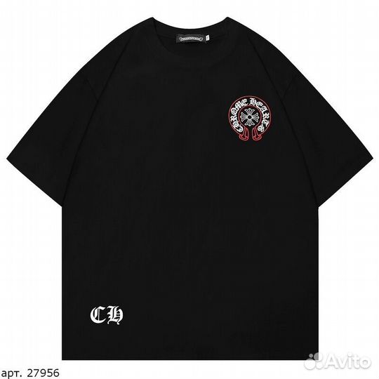 Футболка Chrome Hearts Черная