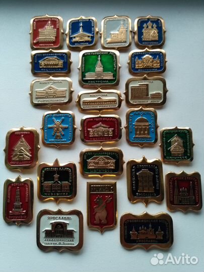 Серии значков по различным темам