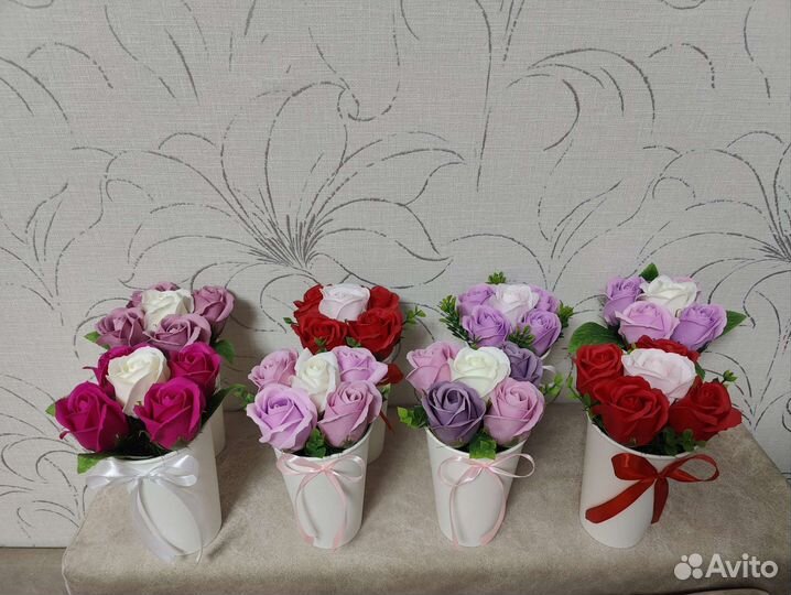 Цветы из мыла