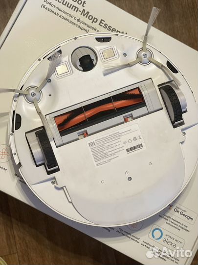 Робот пылесос xiaomi mi robot vacuum mop essential