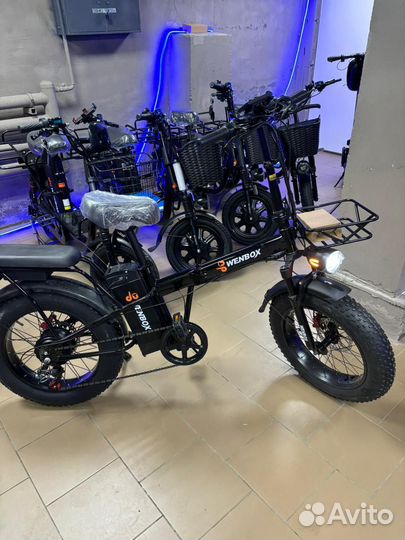 Фетбайк электрический велосипед /Wenbox 48v20ah