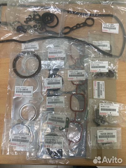 Комплект прокладок двигателя 2azfse