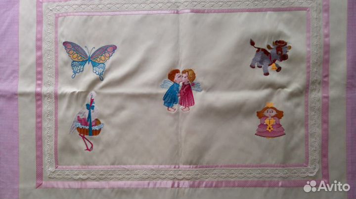 Hand made Покрывало и подушка