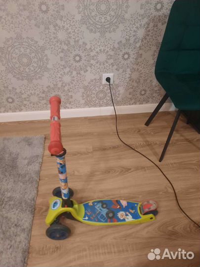 Самокат детский трехколесный бу