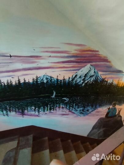 Художник, роспись стен