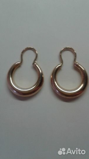 Серьги калачи