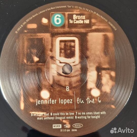 Виниловая пластинка Lopez, Jennifer - On The 6 (18