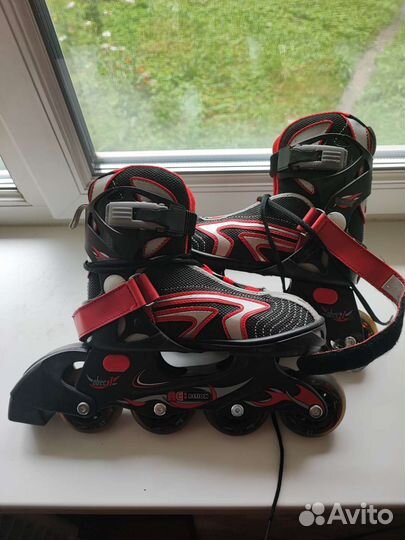 Роликовые коньки детские раздвижные 29-33 reaction
