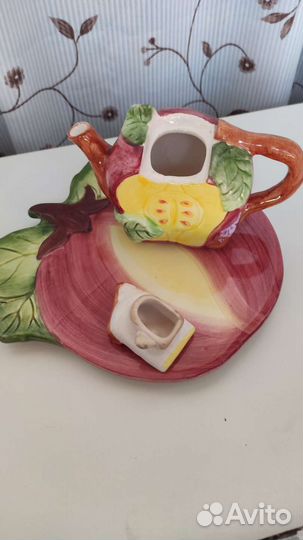 Чайник заварочный керамический + сырная доска