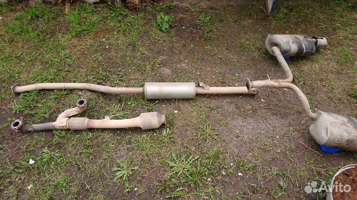 Глушитель на honda accord 9, 3.5 L