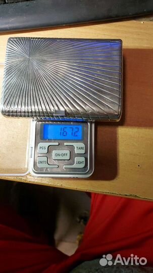 Портсигар серебряный