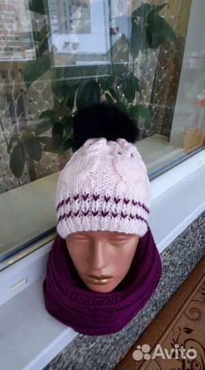 Шапка и шарф-хомут