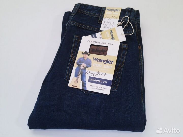 Джинсы Wrangler Premium Стрейч Великаны W:36-46