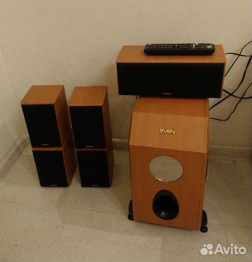 Акустические колонки 5.1 sven