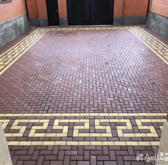Плитка тротуарная, брусчатка,бордюр