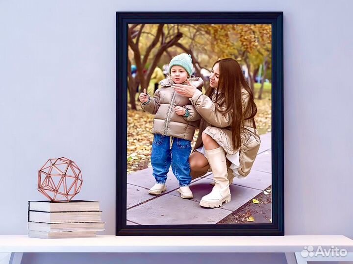 Портрет по фото на холсте