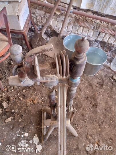 Прялка деревянная старинная