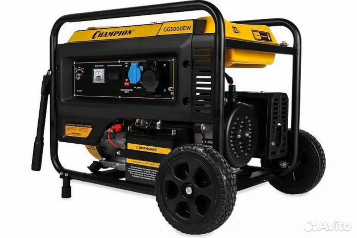 Бензиновый генератор champion GG5000EW