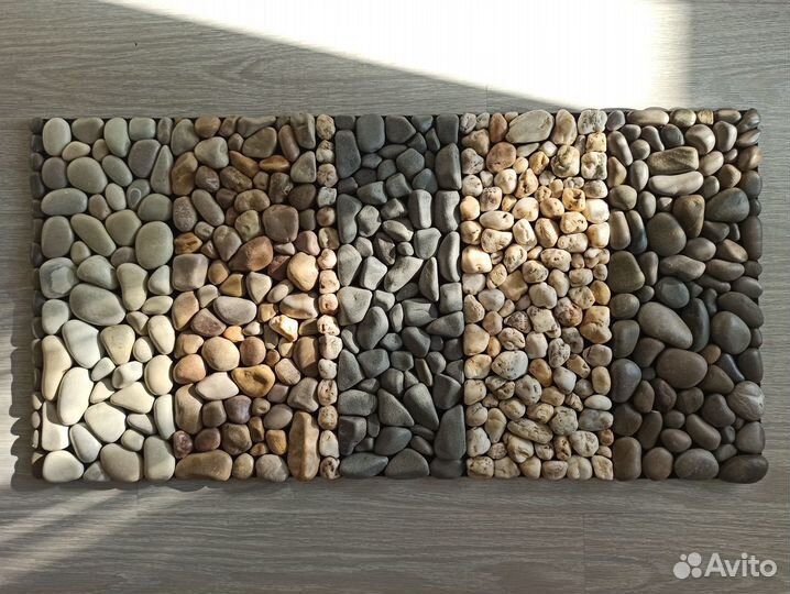Авторские массажные коврики из гальки