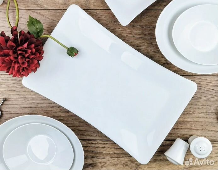 Обеденный сервиз 30 предметов Кашемир Вайт