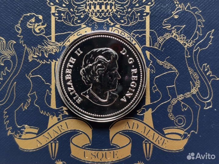 Канада 1 доллар 2005 года. Серебро