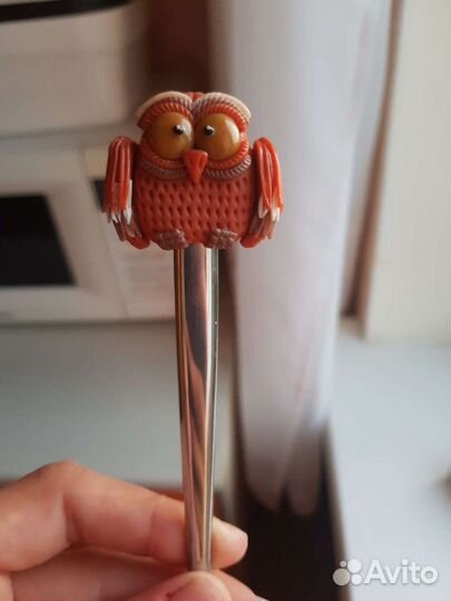 Декор кружек и ложек из полимерной глины