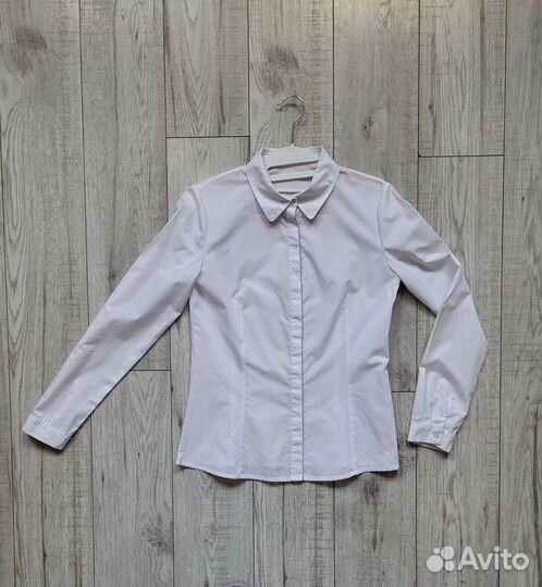 Блузка белая 164 р. школьная хлопок