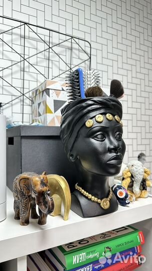 Гипсовое кашпо