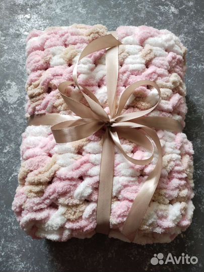 Плед детский плюшевый