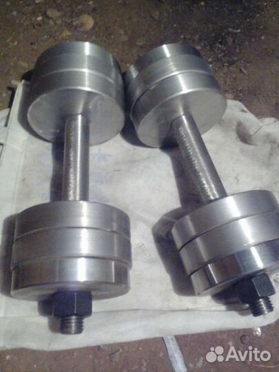 Продам разборные гантели 12, 15, 20 кг