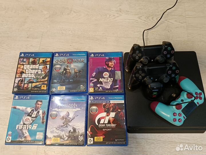 Sony playstation 4 ps4 pro 1tb с играми