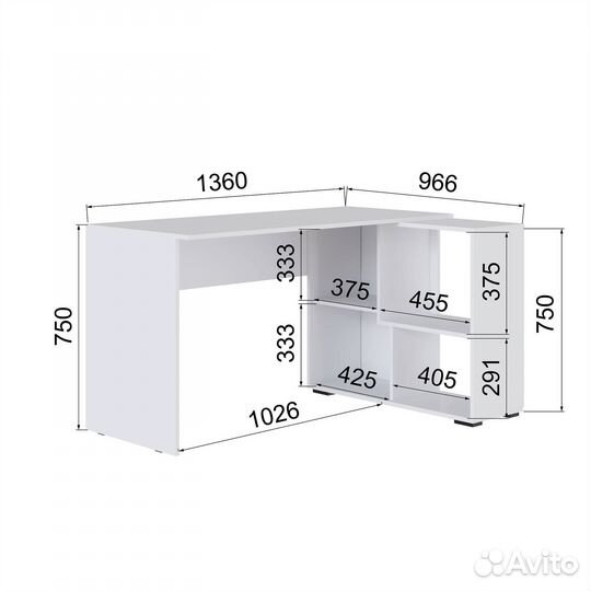 Компьютерный стол угловой скму-4, наличие