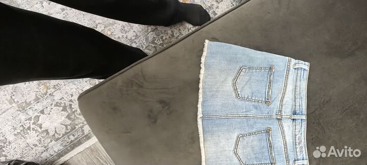 Джинсовая юбка zara 116