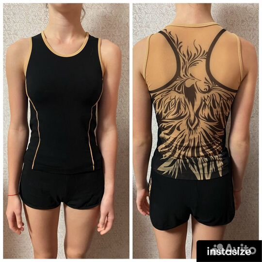 Костюм тренировочный для худож гимнастики рост 145