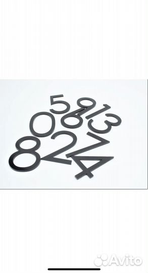 Цифры номерок на дверь