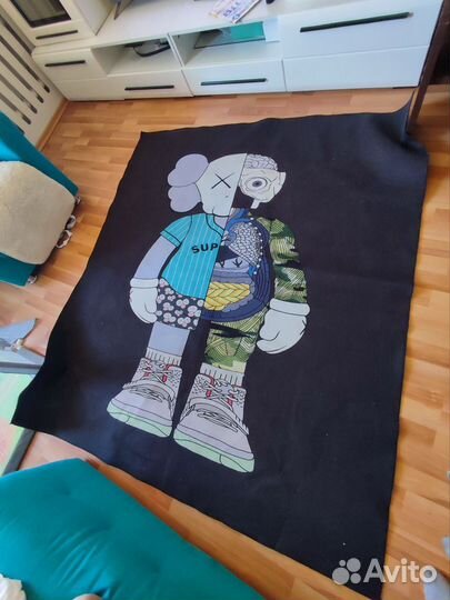 Два ковра Kaws безворсовые 160*180