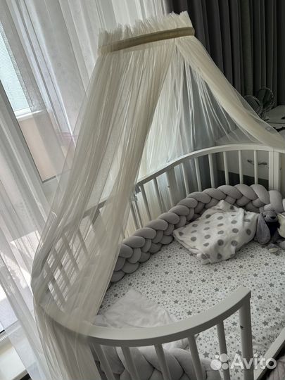 Балдахин в детскую кроватку