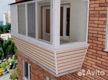 Балкон пластик под ключ