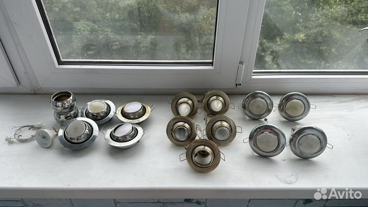 Точечные встраиваемые светильники б/у