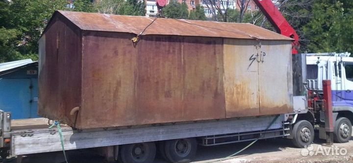 Перевозка гаражей,бытовок,негабарит