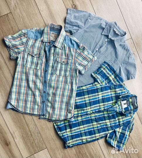 Рубашки на мальчика 4шт пакетом