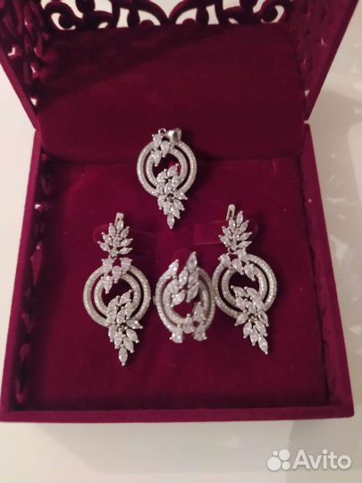 Серьги серебро